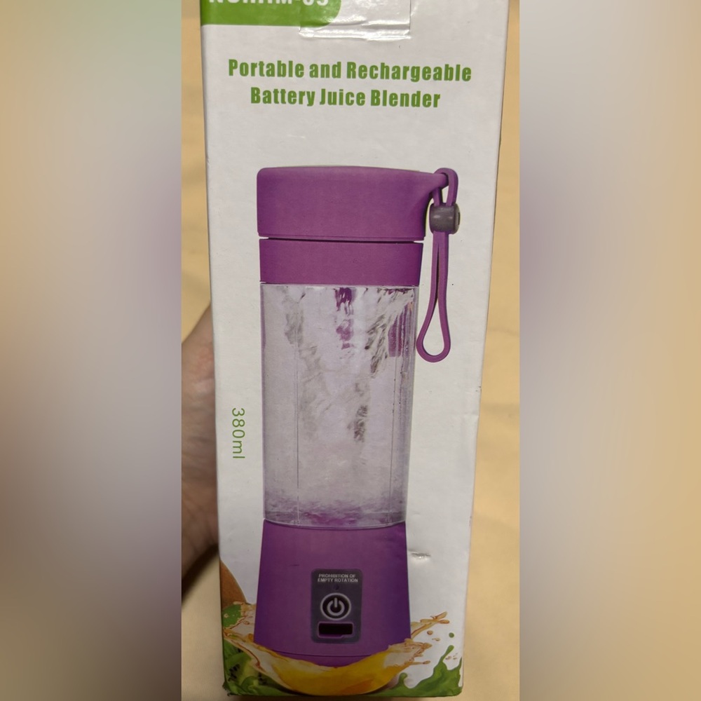 NEW Portable‎ Pink Blender Personal Mini 380ML Mixer Juicer Cup USB Rechargeable